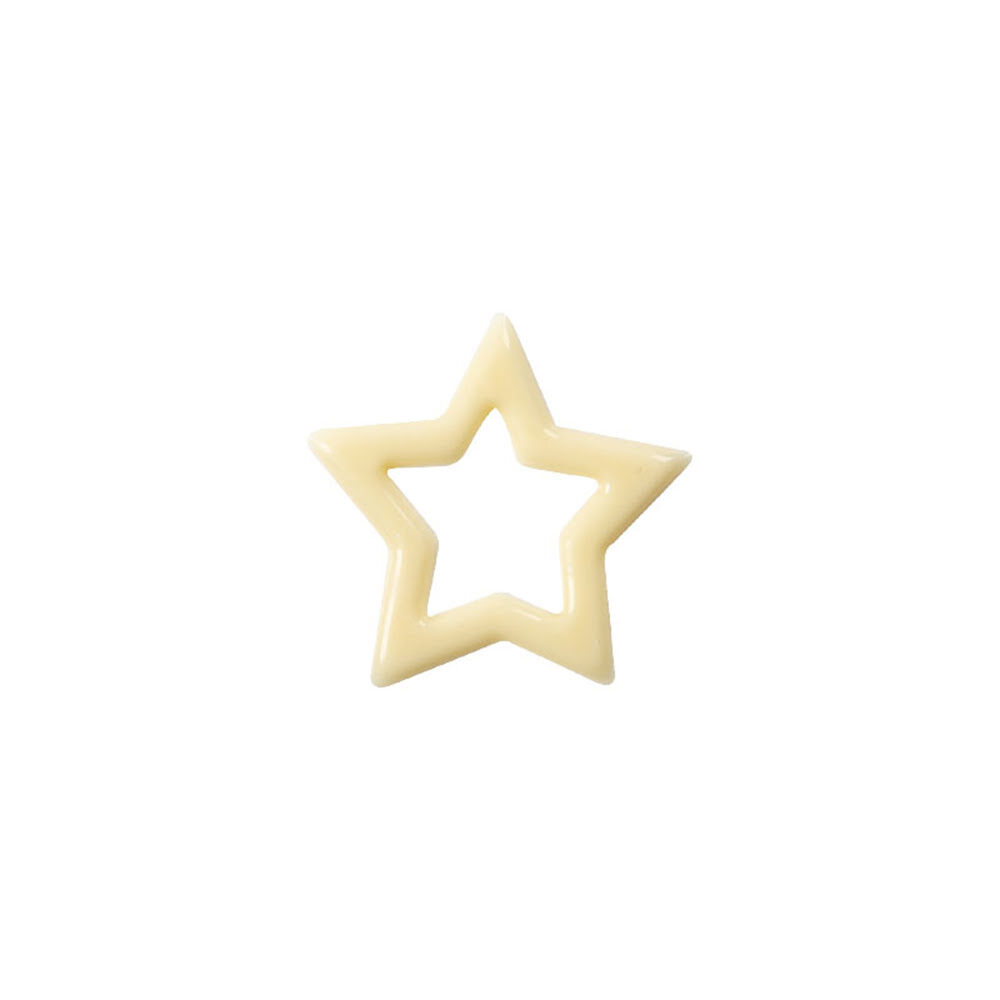 X220PC OPEN STAR WHITE D.4CM CHOCOLATE 15861