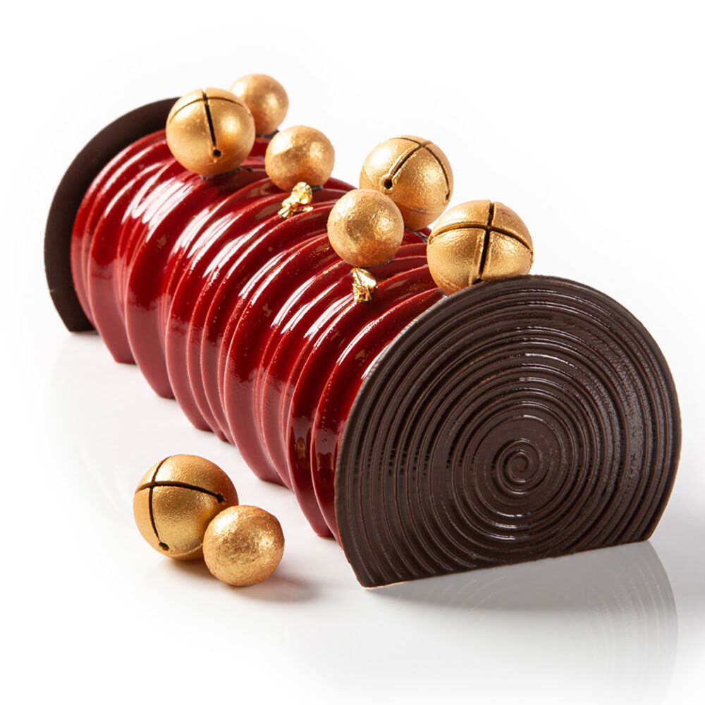 X40PC EMBOUT BUCHE TOURANT L10X8CM CHOCOLAT 15882