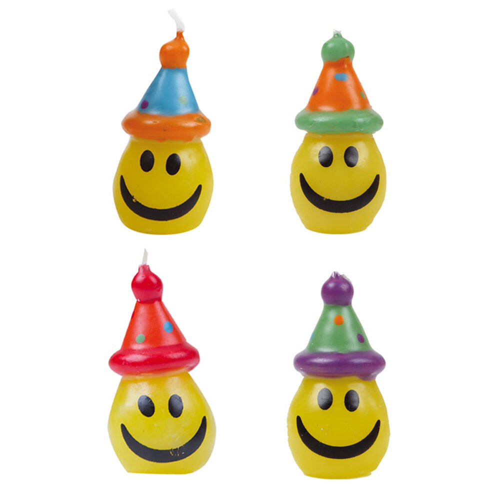 C/  6 PC. BOUGIES SMILEY    23035%