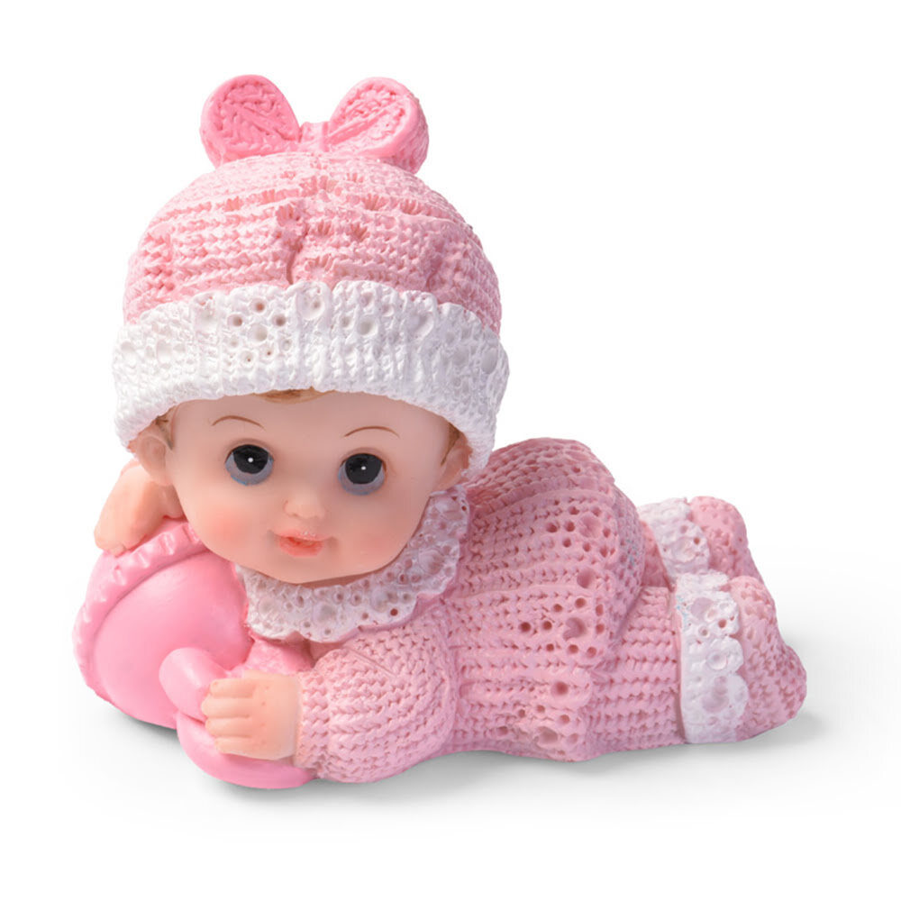 X8ST BABY ROZE D.8CM POLYSTONE 26011