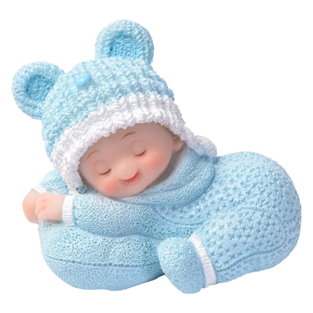 X8ST BABY BLAUW D.8CM POLYSTONE 28011