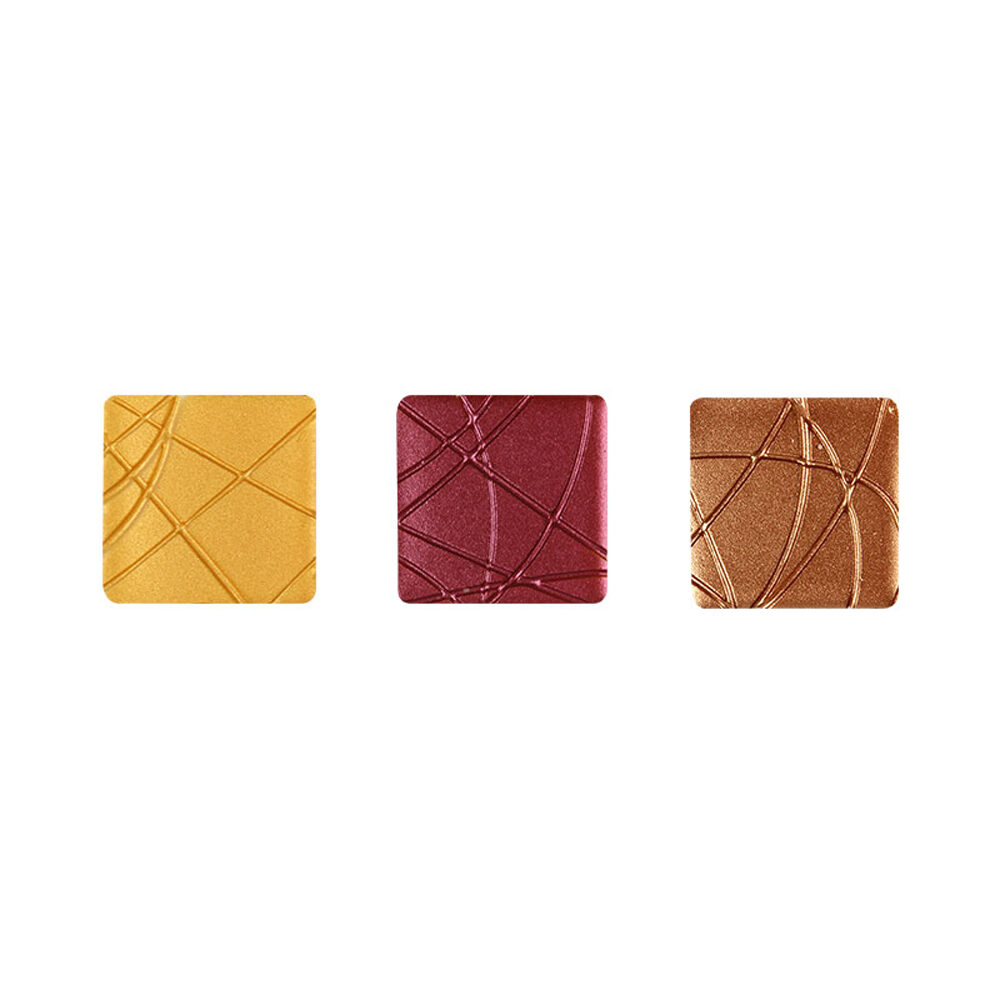 X490ST ASS. PLAATJE METTALIC PEARLY 3X3CM CHOCOLADE 30113
