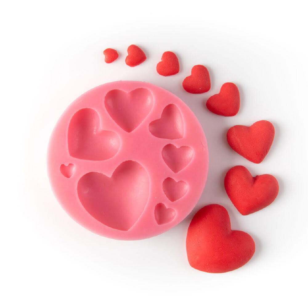 C/1PC. SILICON HEART MOULD