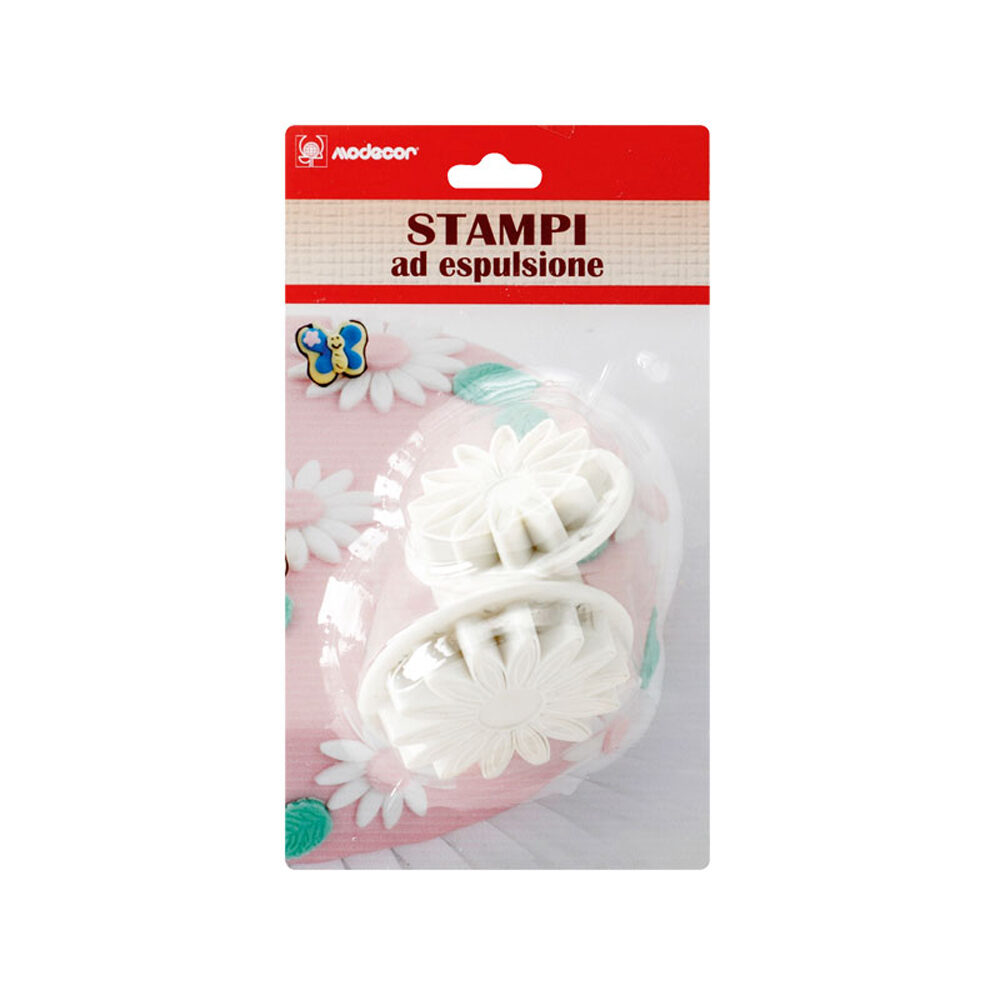 XSET 3 UITSTEKERS GROTE MARGRIETEN D.4,5-5,5CM PLASTIEK 3025