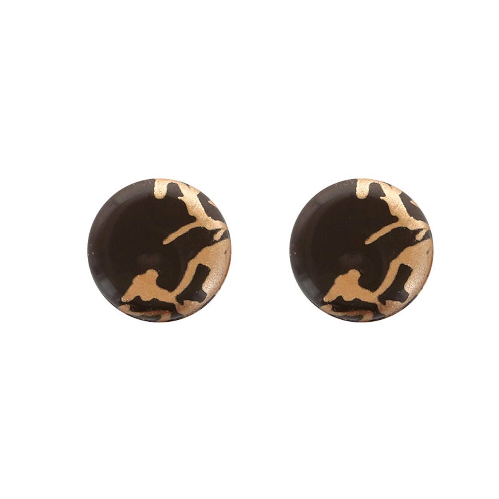 C/250PC SMALL ROUND SPOTS BRONZE DIAM. 2CM CHOCOLATE 32536