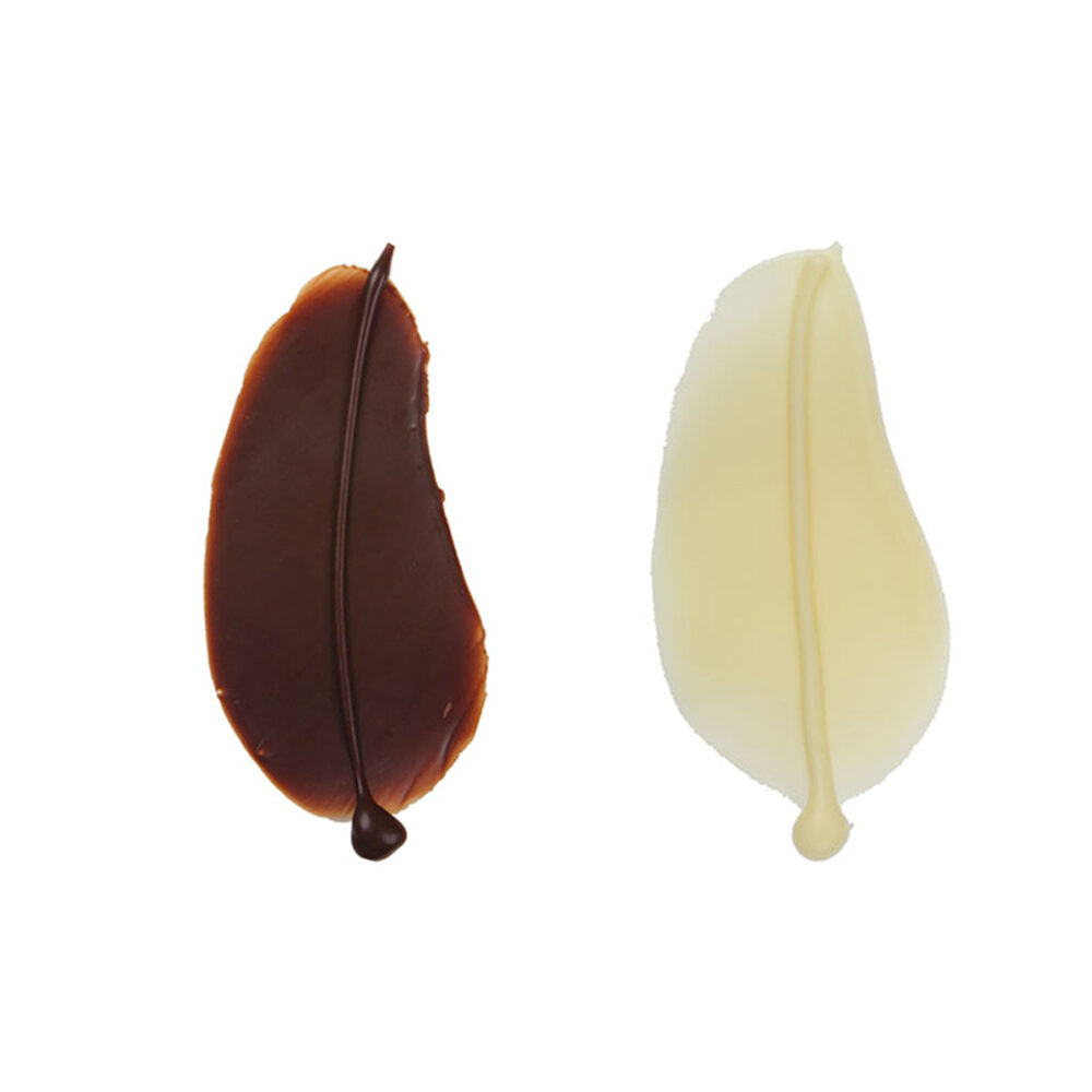 C/50 PC. SMALL FEATHER CHOC   34147%
