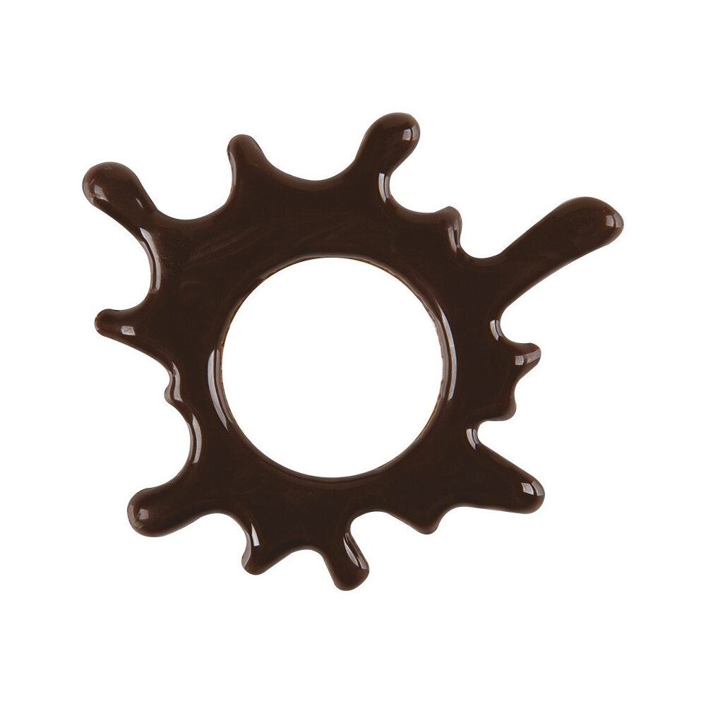 X75PC MINI SPLASH BLACK CHOCOLATE D5,5CM 34298