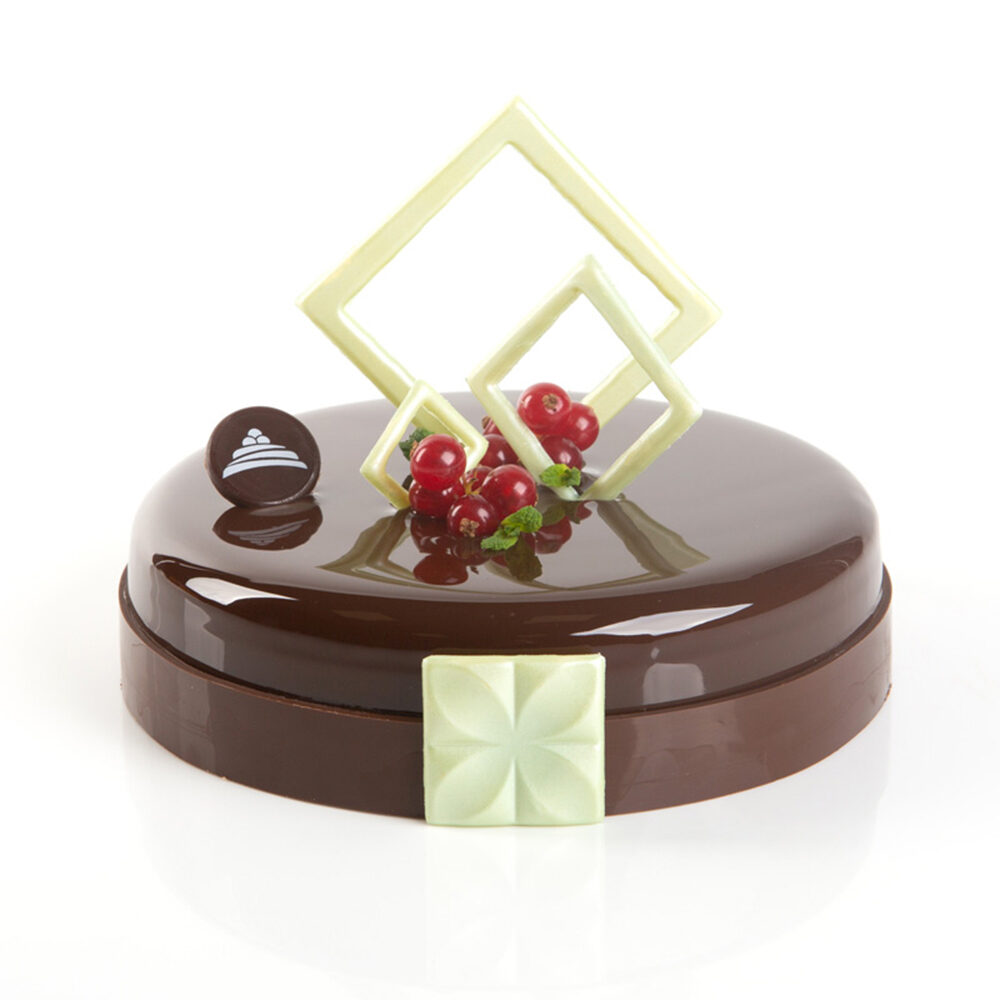 X59PC ASSORTMENT OPEN SQUARE PERLY GREEN CHOCOLATE 34352