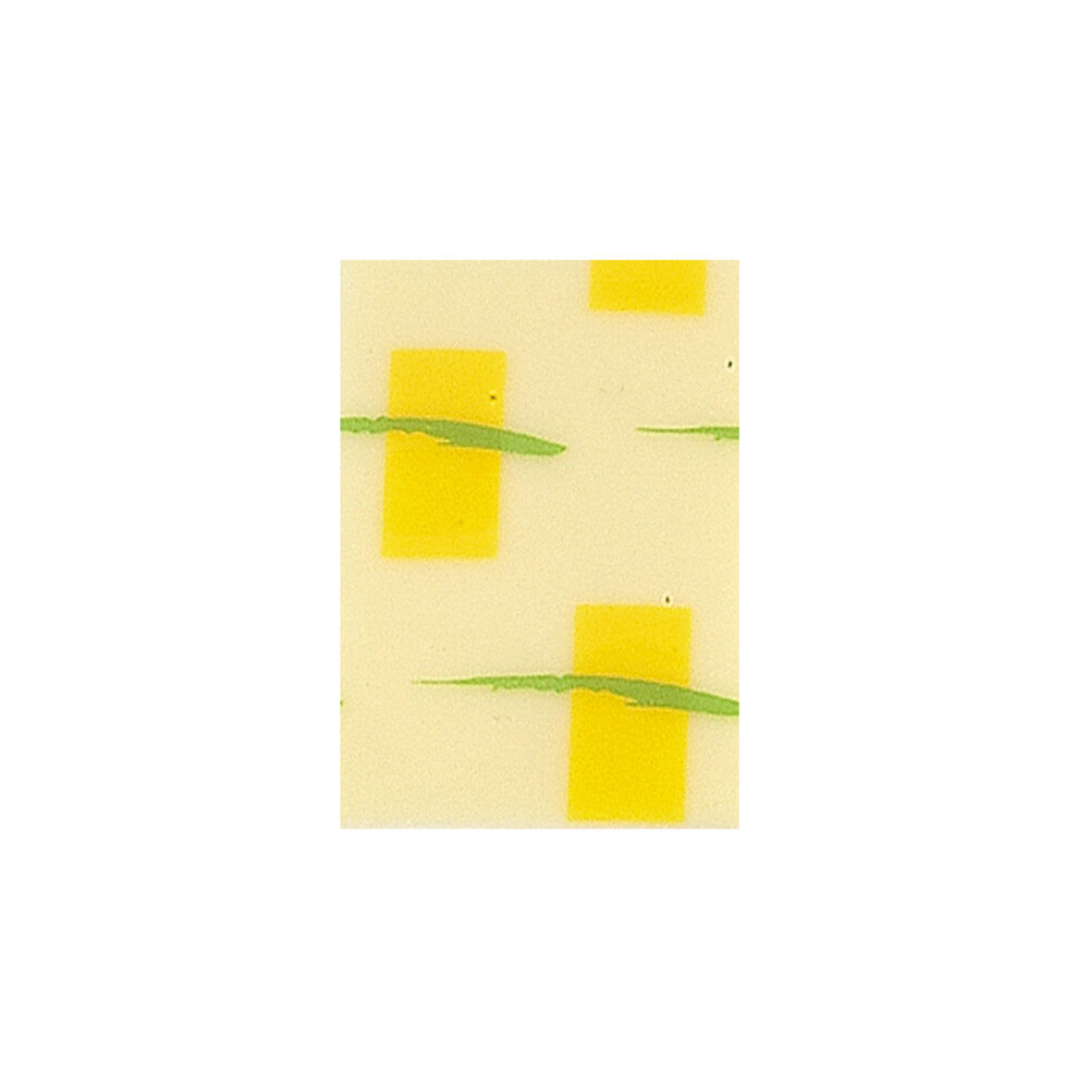 X 288 PC CHOC PLAQUE WHITE YELLOW GREEN 34648