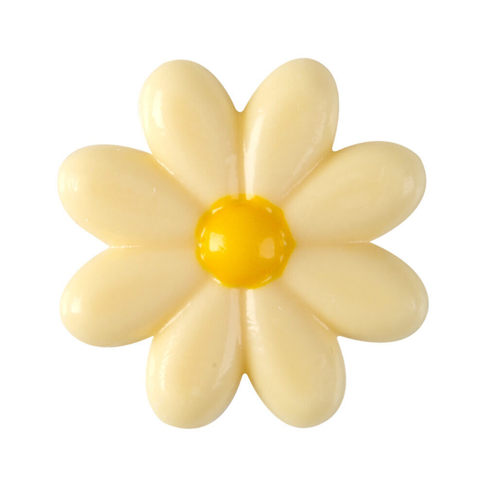 X120PC MARGUERITE CHOCOLAT BLANC D3,8CM 34805