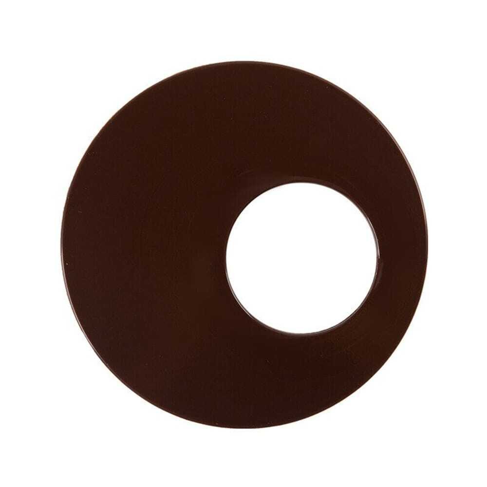 X10PC ROND AVAC TROU D.10CM FONDANT CHOCOLAT 35004