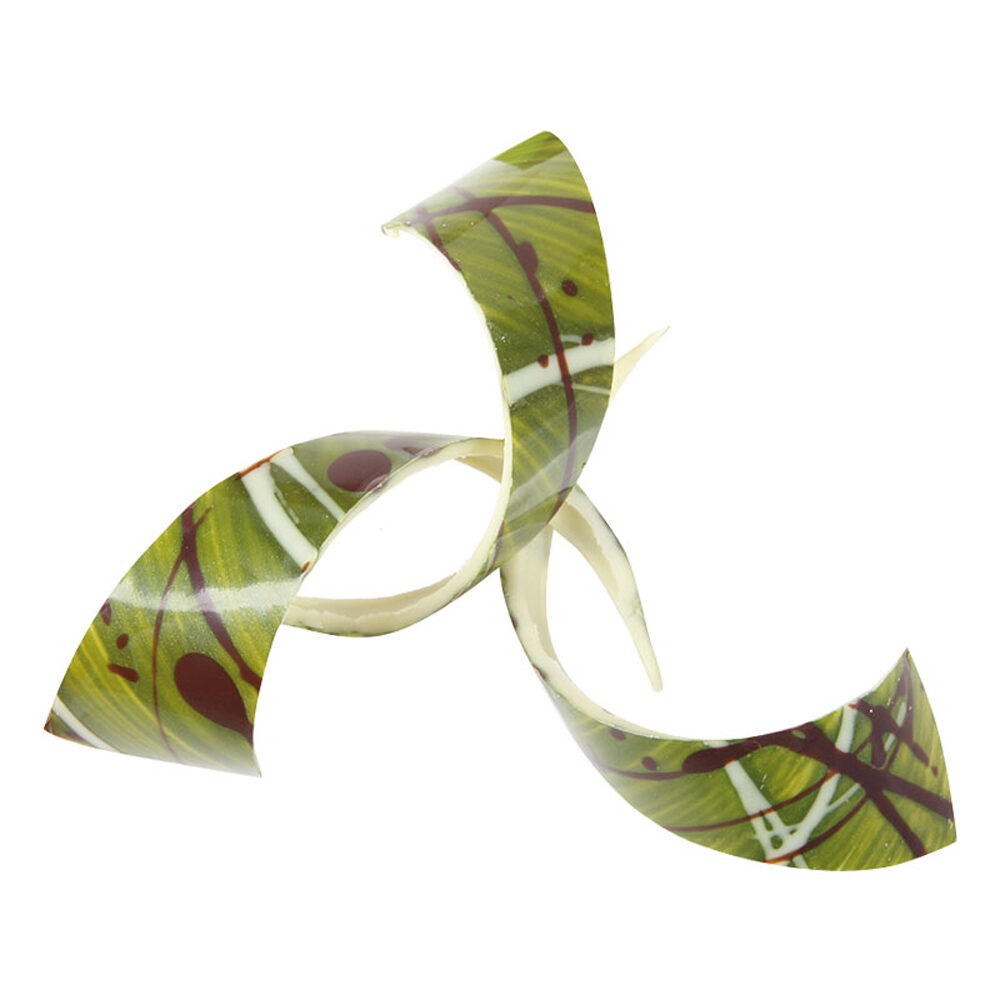 X 69PCS CURL GREEN FLAMED 9CM 35120%