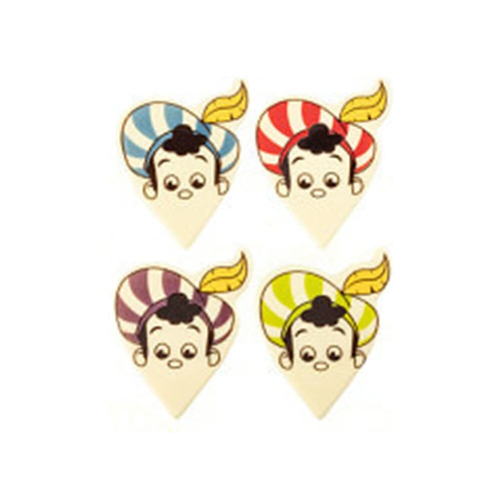 X60ST ASS. PIET L.5,4X6,7CM WITTE CHOCOLADE 36743