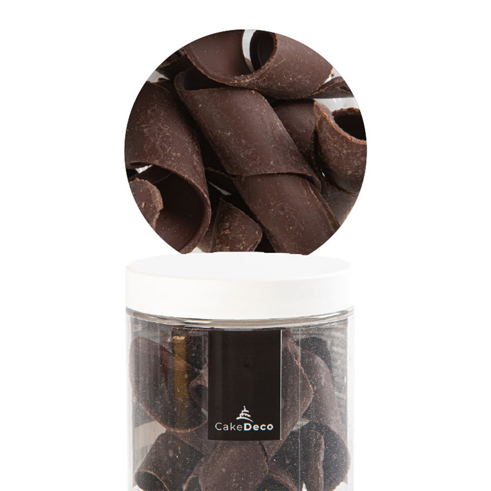 X12ST POTJES 50G MAXI SPIRELLI L7X2,4CM CAKE DECO CHOC.39051