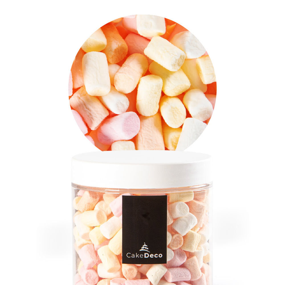 X12LITTLE POTS 50G MINI MARSHMALLOW CAKE DECO SUGAR 39092