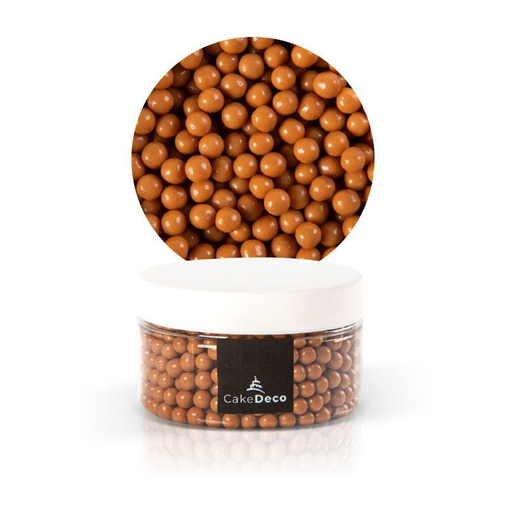 X24ST POTS 80G CRISPIE CARAMEL D4MM CAKE DECO CHOC. 39237