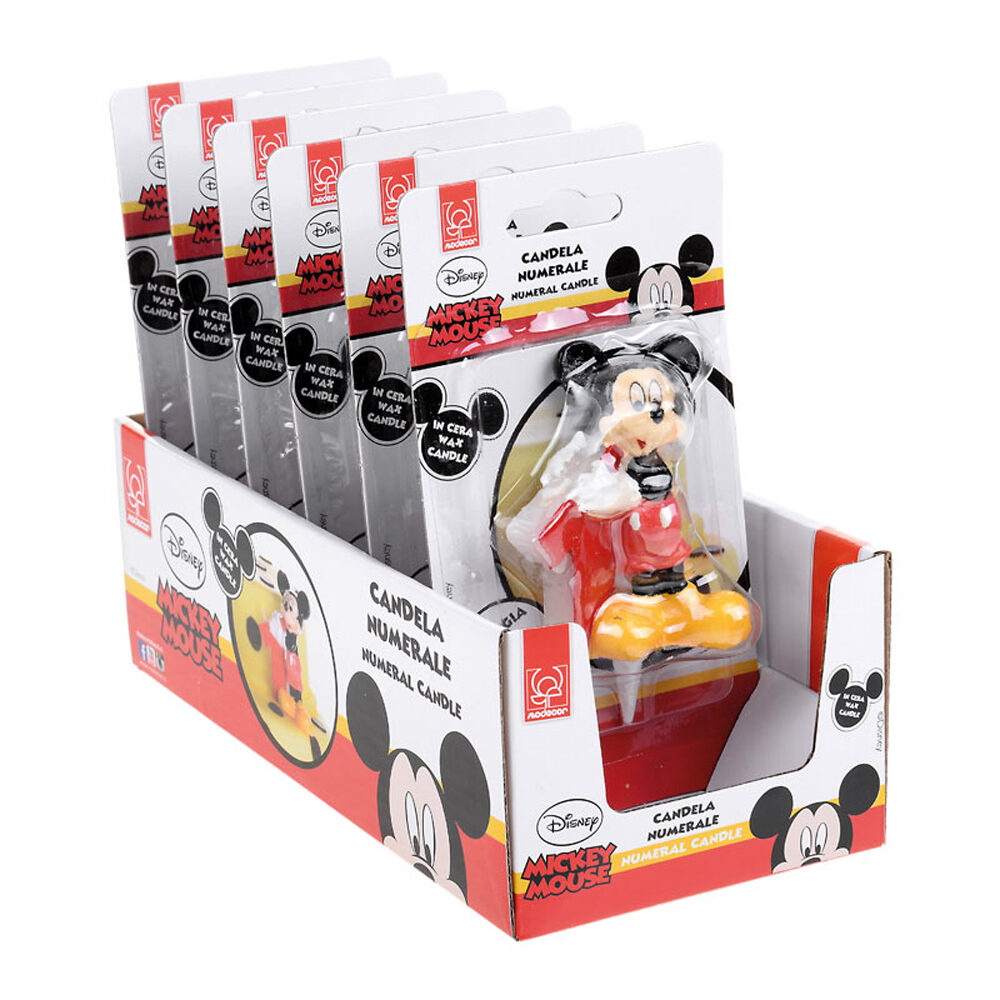 C/6PC.MICKEY BOUGIE NR 1    40111%