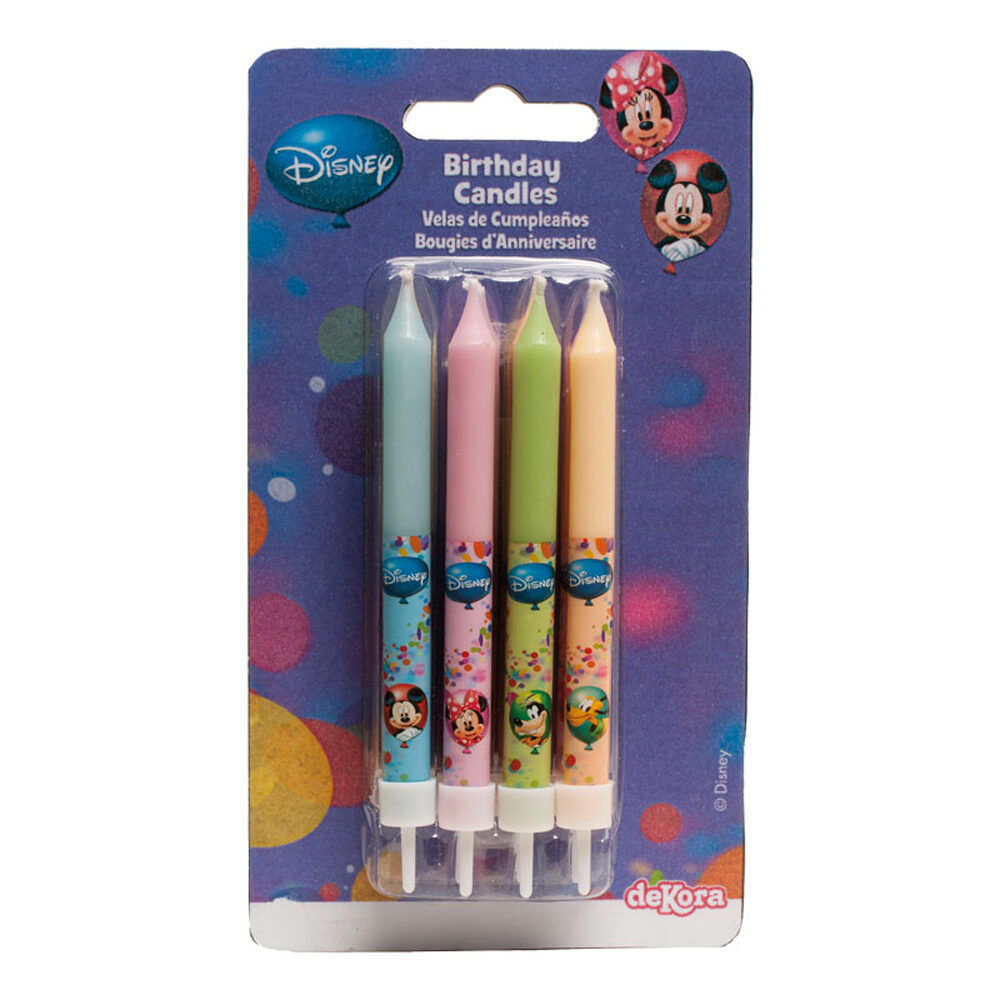 C/12 BLISTERS CANDLE MICKEY AND FRIENDS H9CM 40557