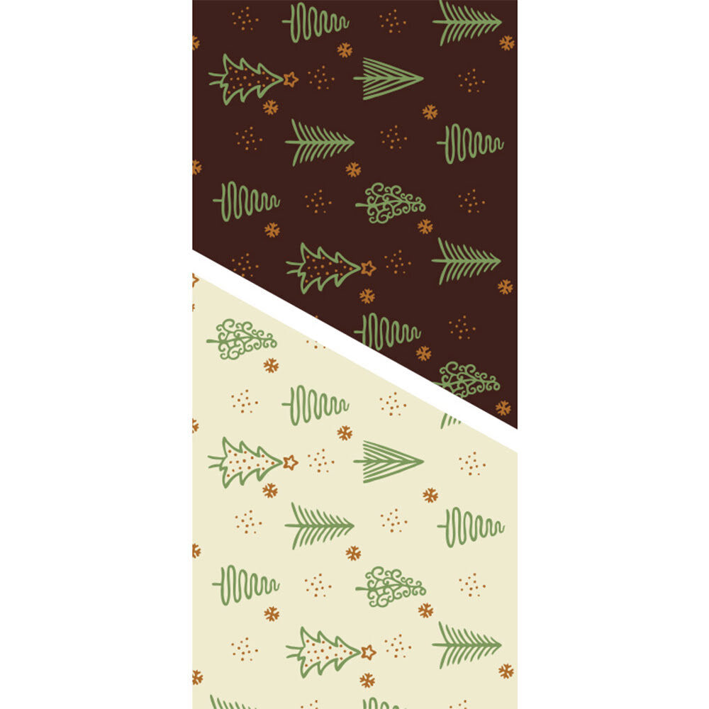 X30ST TRANSFERT KERSTBOOM L.30 X 40CM PLASTIEK 46139