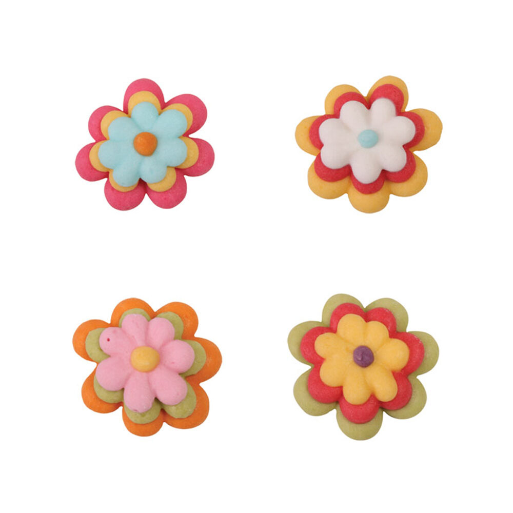 C/ 129PC  FLEUR 3 COULEURS  51022%