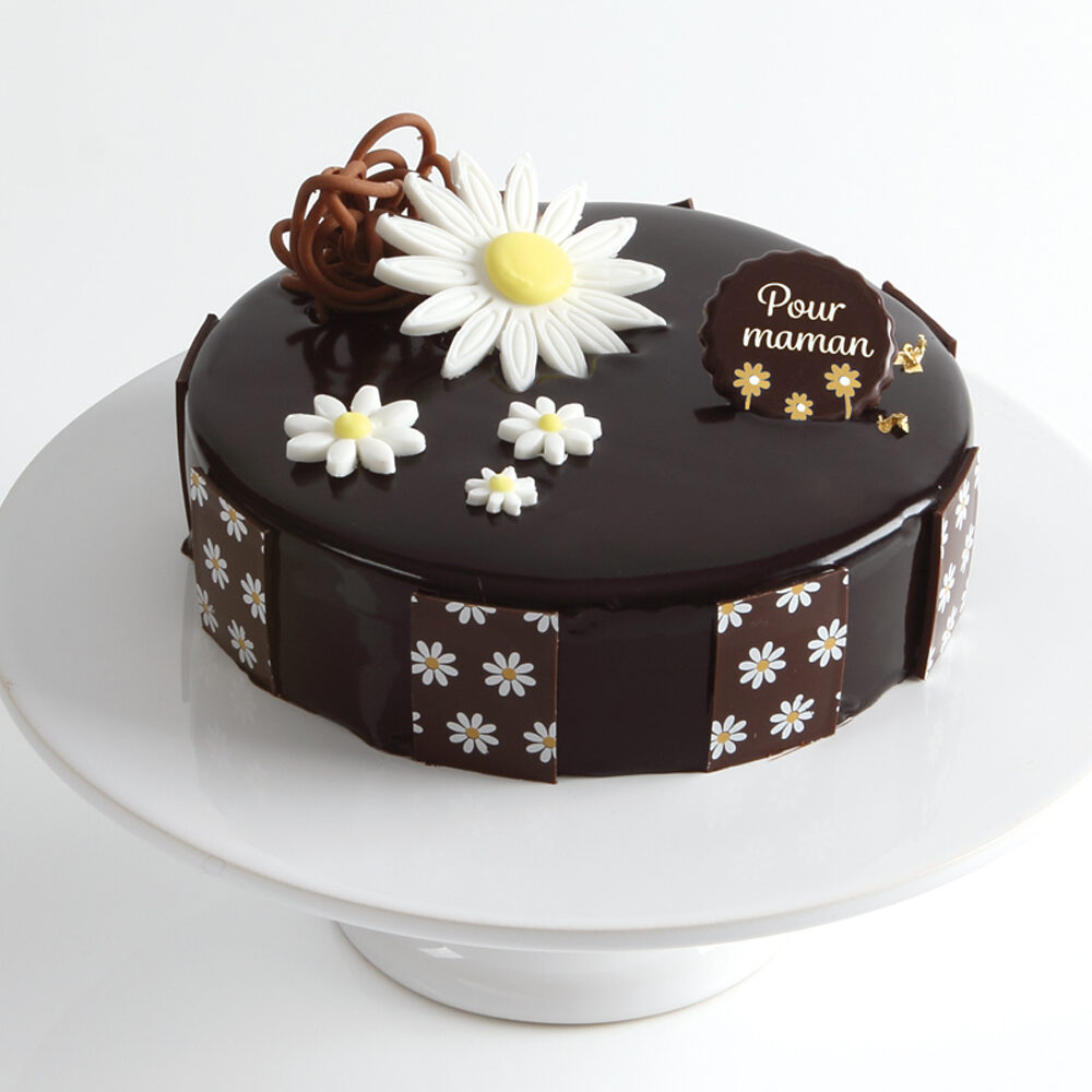 X48PC DAISY WHITE/YELLOW D.5.5CM SUGARPASTE 51067
