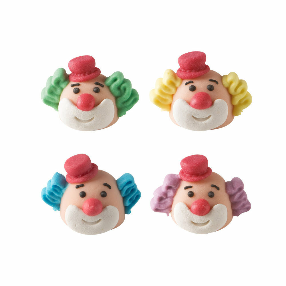 X42PC TETE DE CLOWN 3D L4CM MASSEPEIN 52208