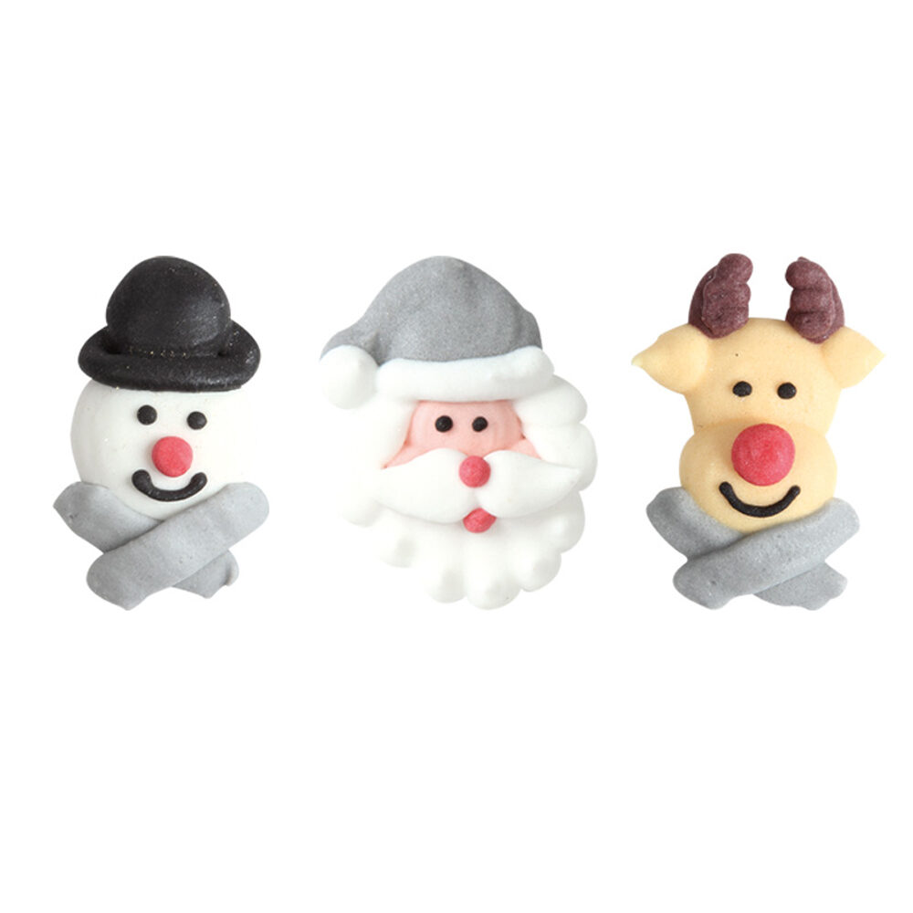 C/144PC. ASSORT.TETES NOEL__52585%