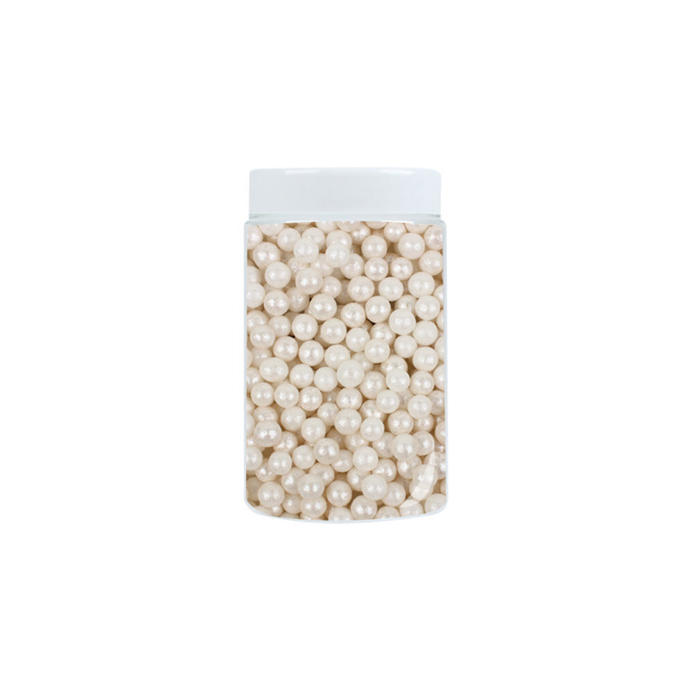 X1,3KG SUGAR PEARLS PEARLY WHITE D.4MM SUGAR 57367
