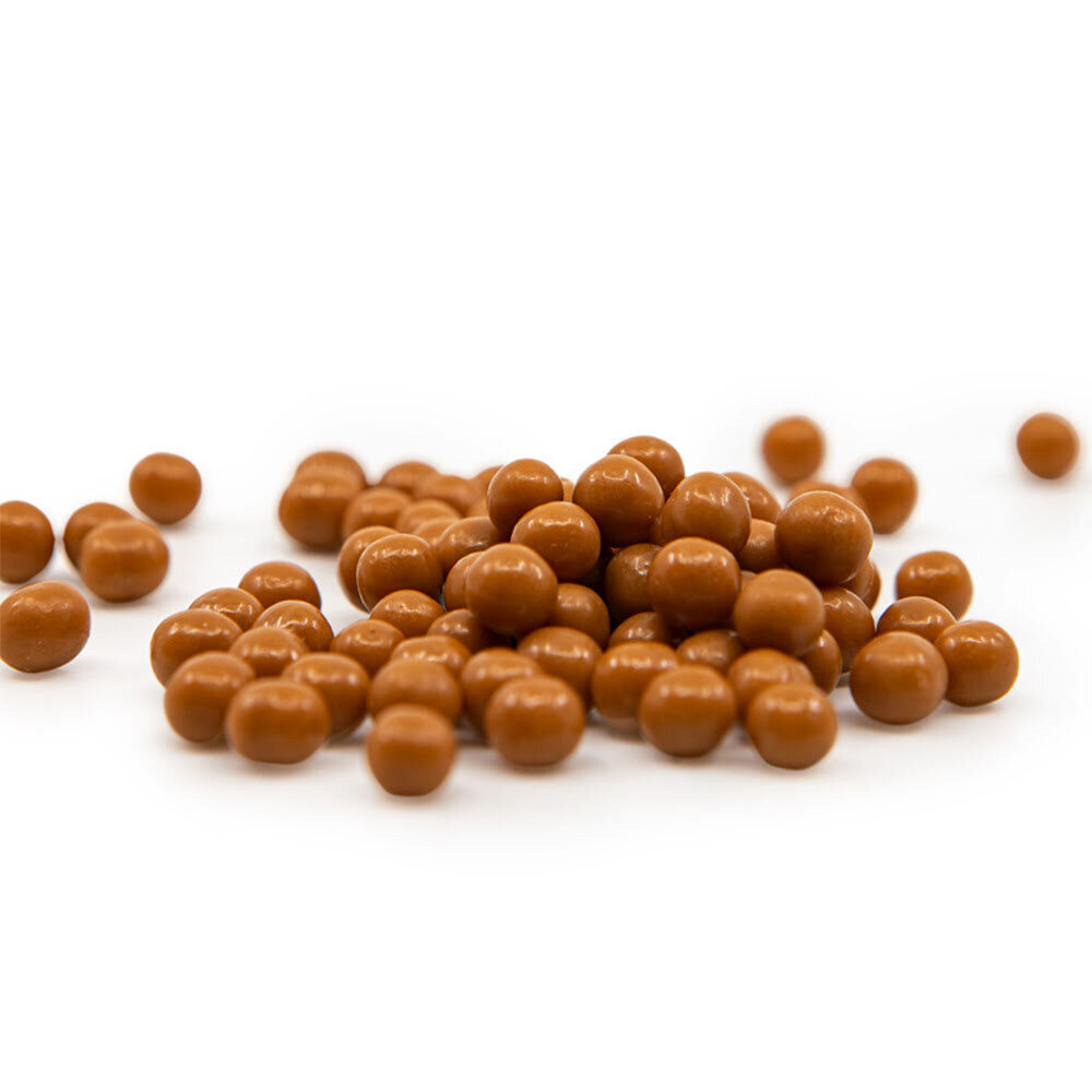 X800G CRUNCH PEARLS CRISPY CARAMEL D.4-7MM CHOCOLATE 57457