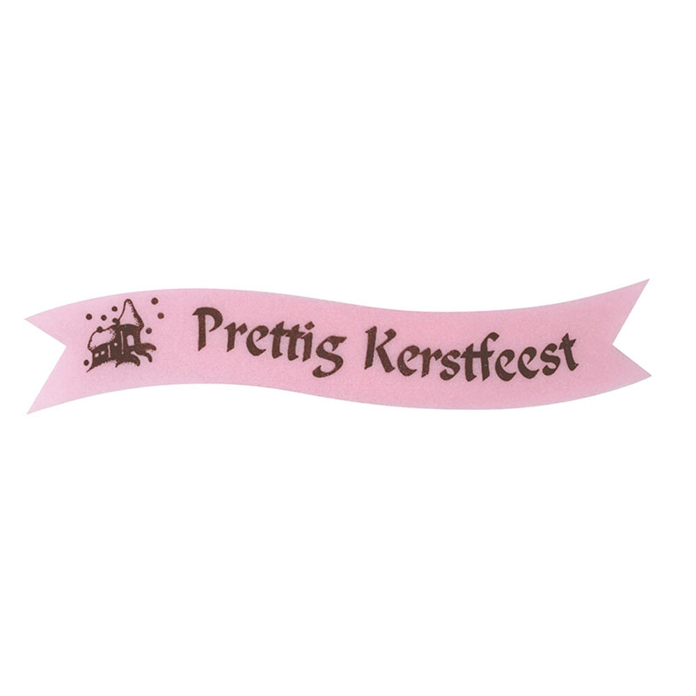 C/ 24 PC. WIMPEL KERST ROZE_58952%