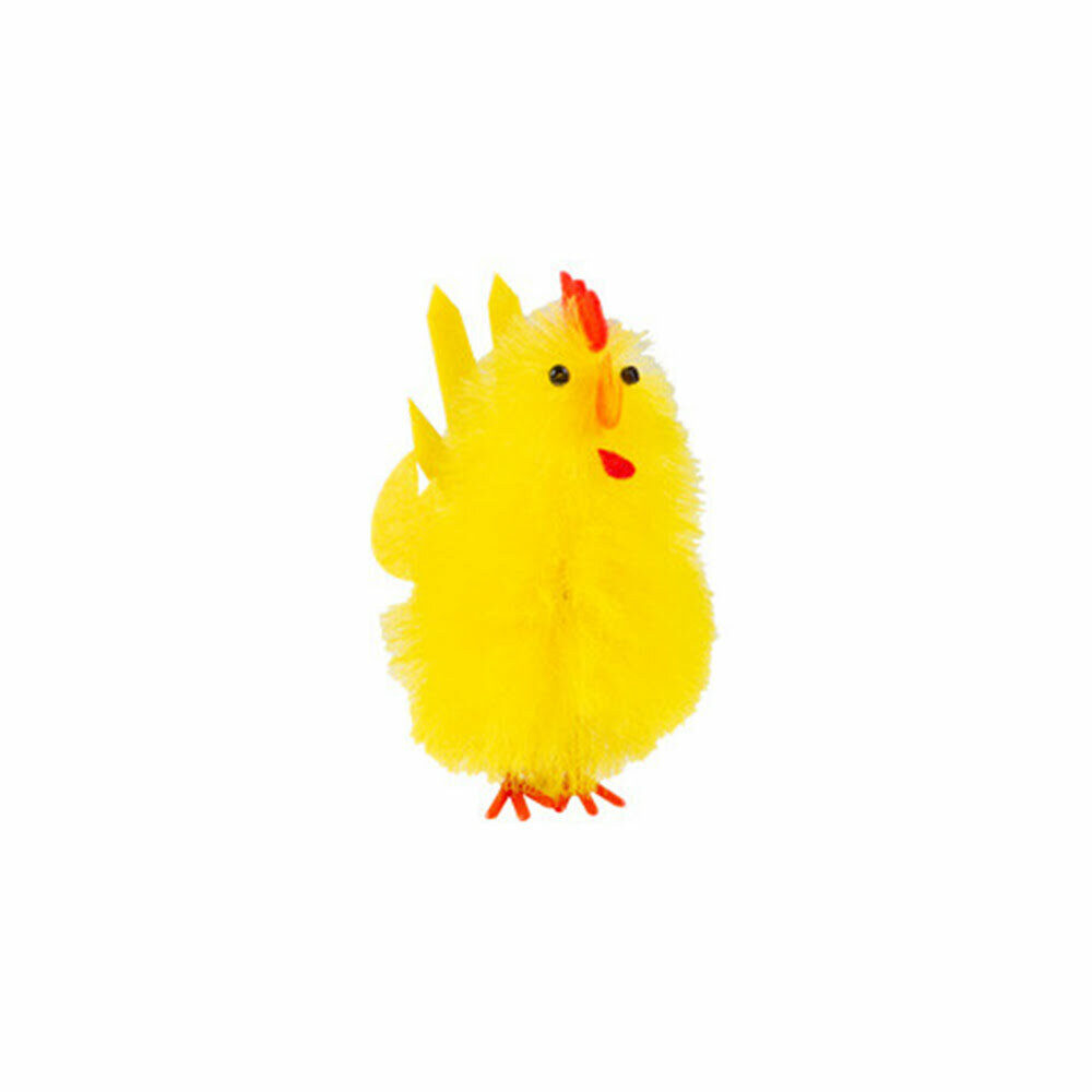 X6PC POUSSIN JAUNE 7CM PELUCHE 59438
