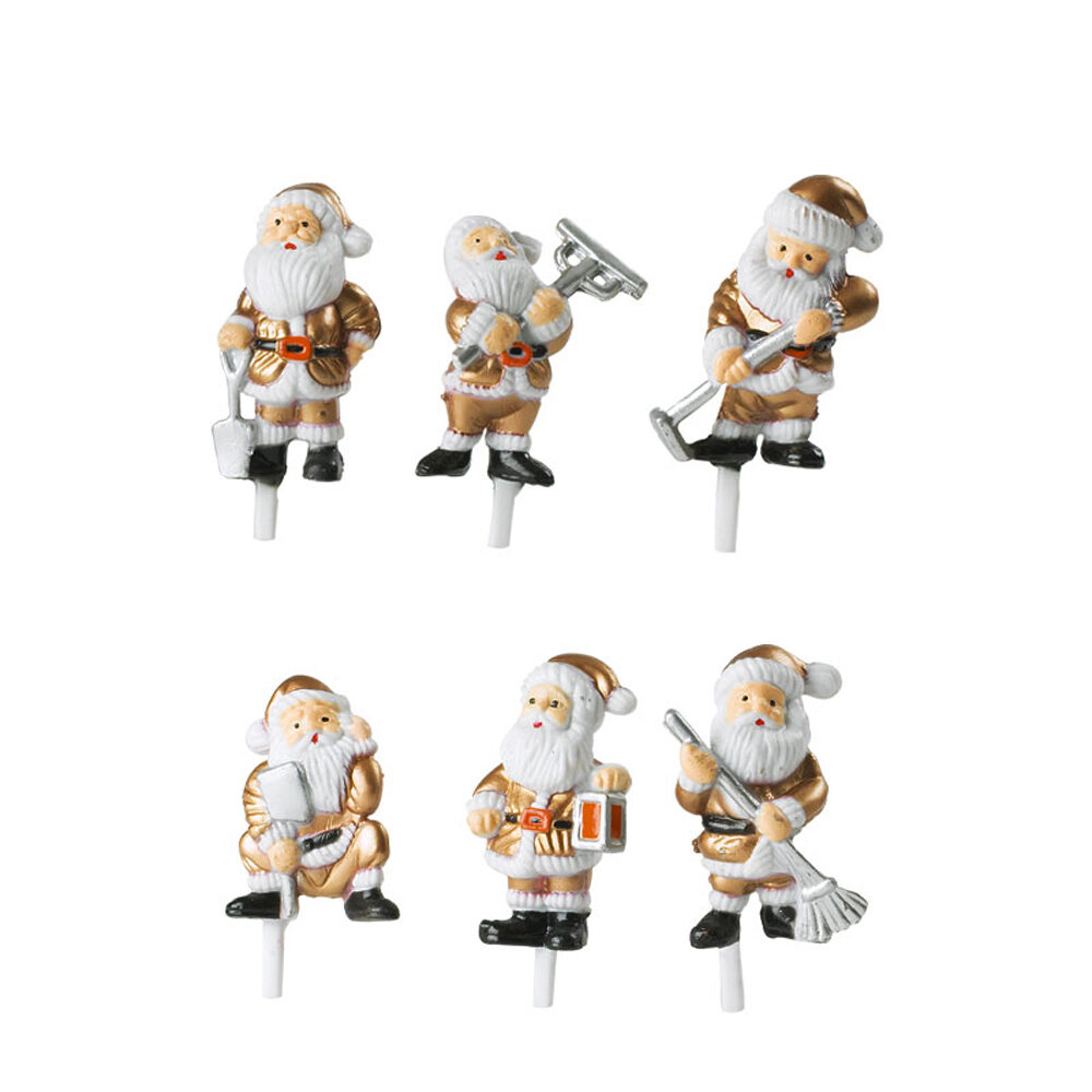X 144PCS SANTA CLAUS BRONZE 59858
