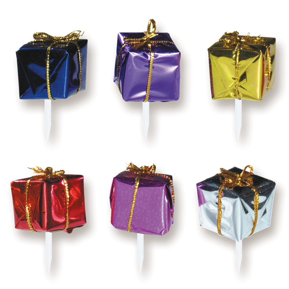 C/144 PC. ASSORTED PRESENTS 2.5CM (PLASTIC)    59899