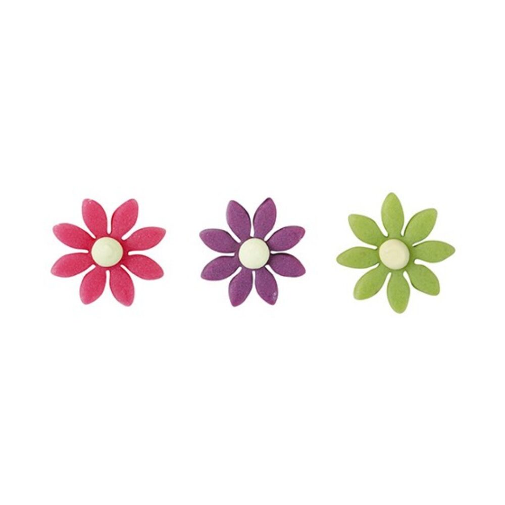 C/192PC ASS. DAISY D.2.5CM SUGARPASTE  61000