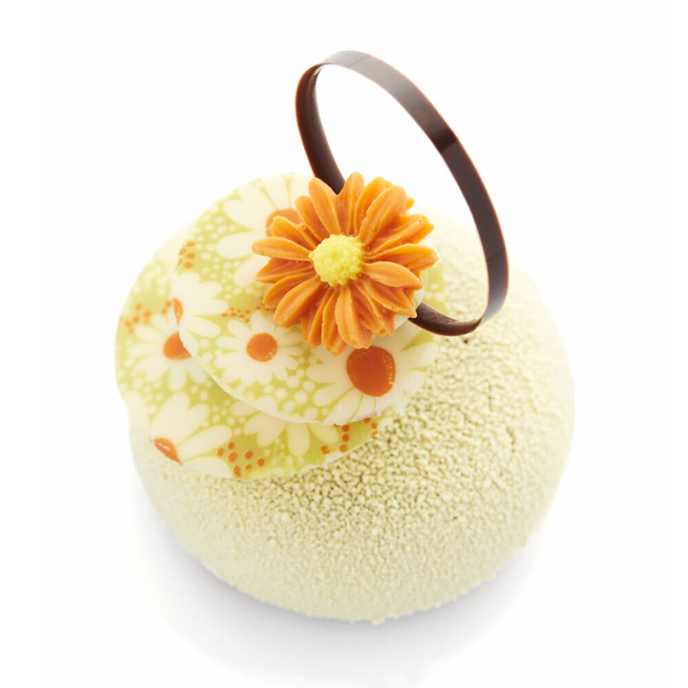 X120PC ASSORTMENT DAISIES D.2,5CM CHOCOLATE 61060