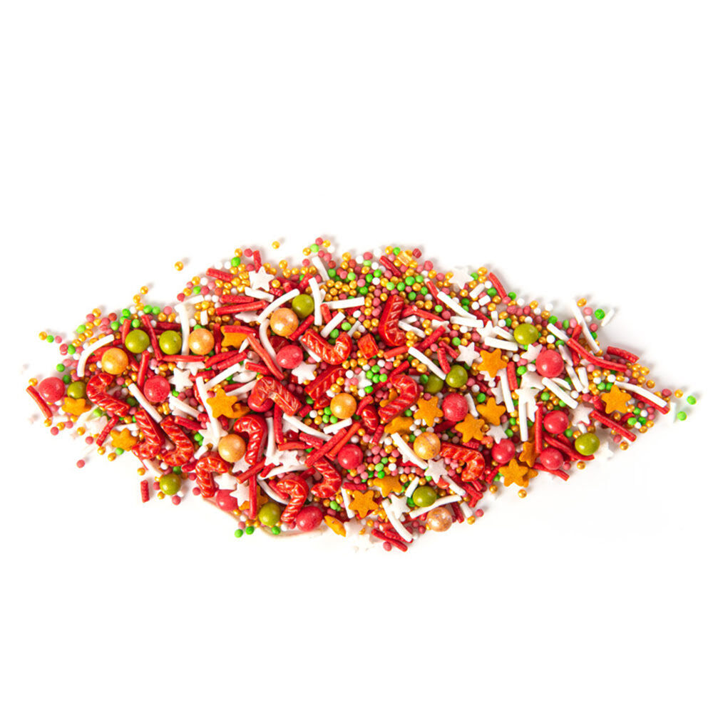 X500G SPRINKLES MIX CANDY CANE SUGAR 61213