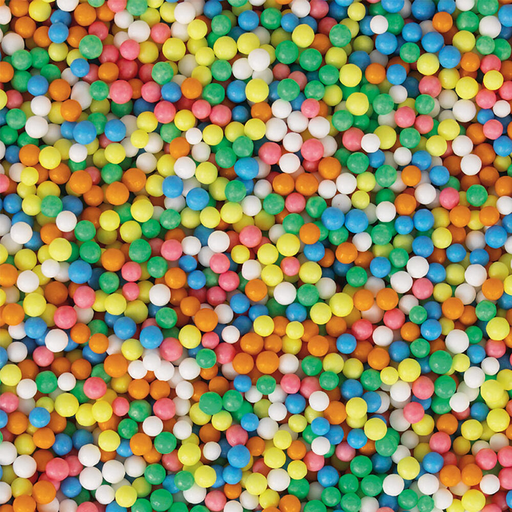 C/ 800GR.CONFETTI SUGAR PEARLS MIXED 61254