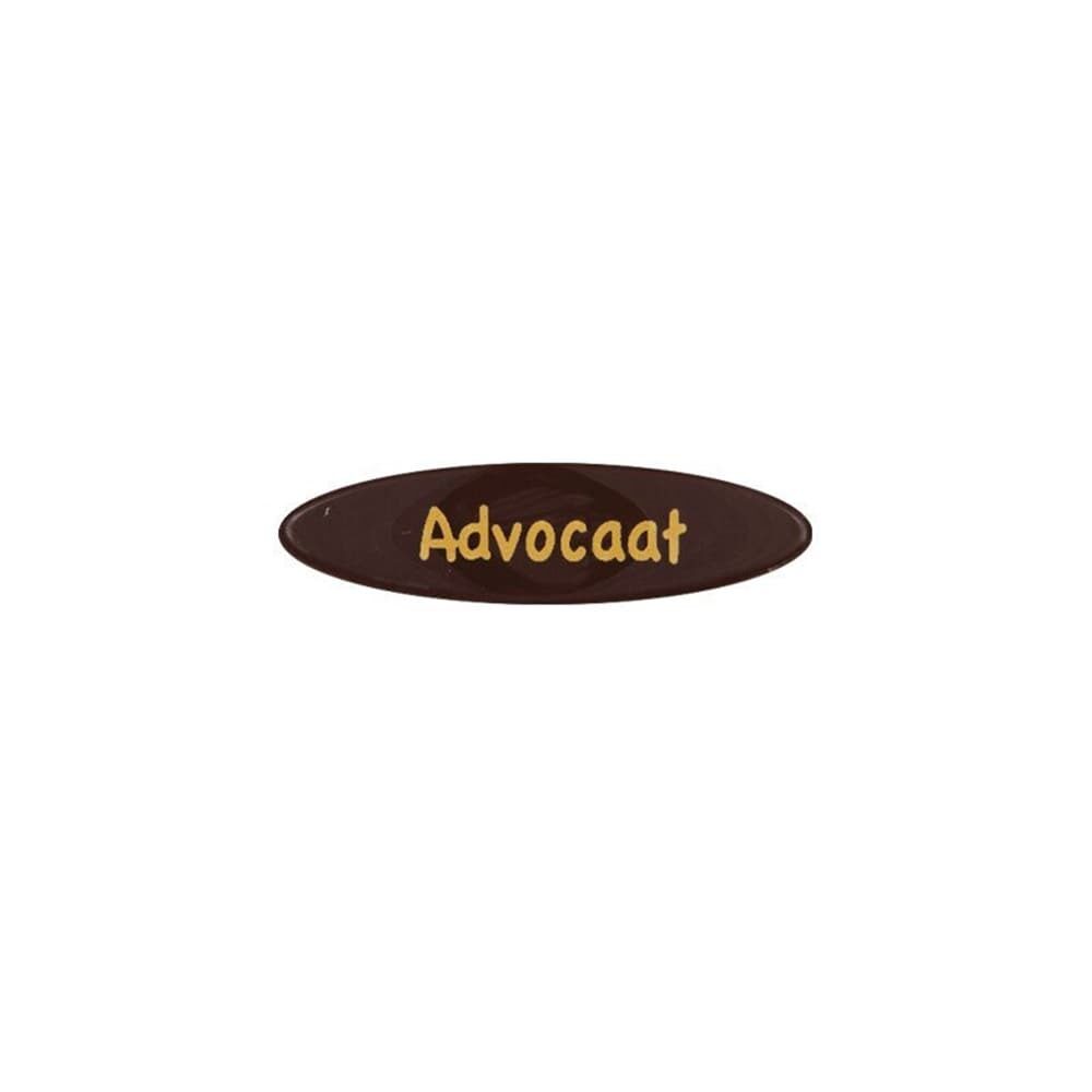 X300ST PLAQUETTE ADVOCAAT L.4,5x1,3CM FONDANT CHOCOLAT 64320