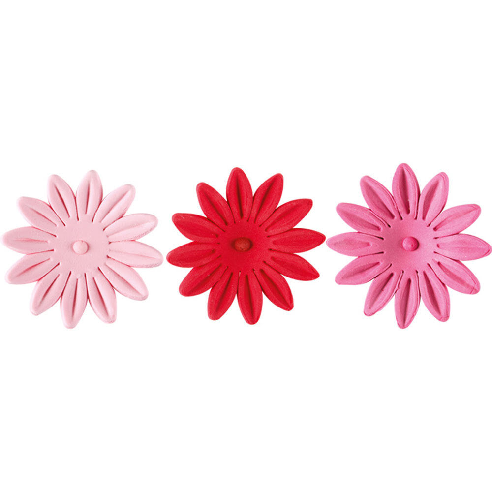 X108PC PINK FLOWERS DIAM.4CM DRAGANT 66058