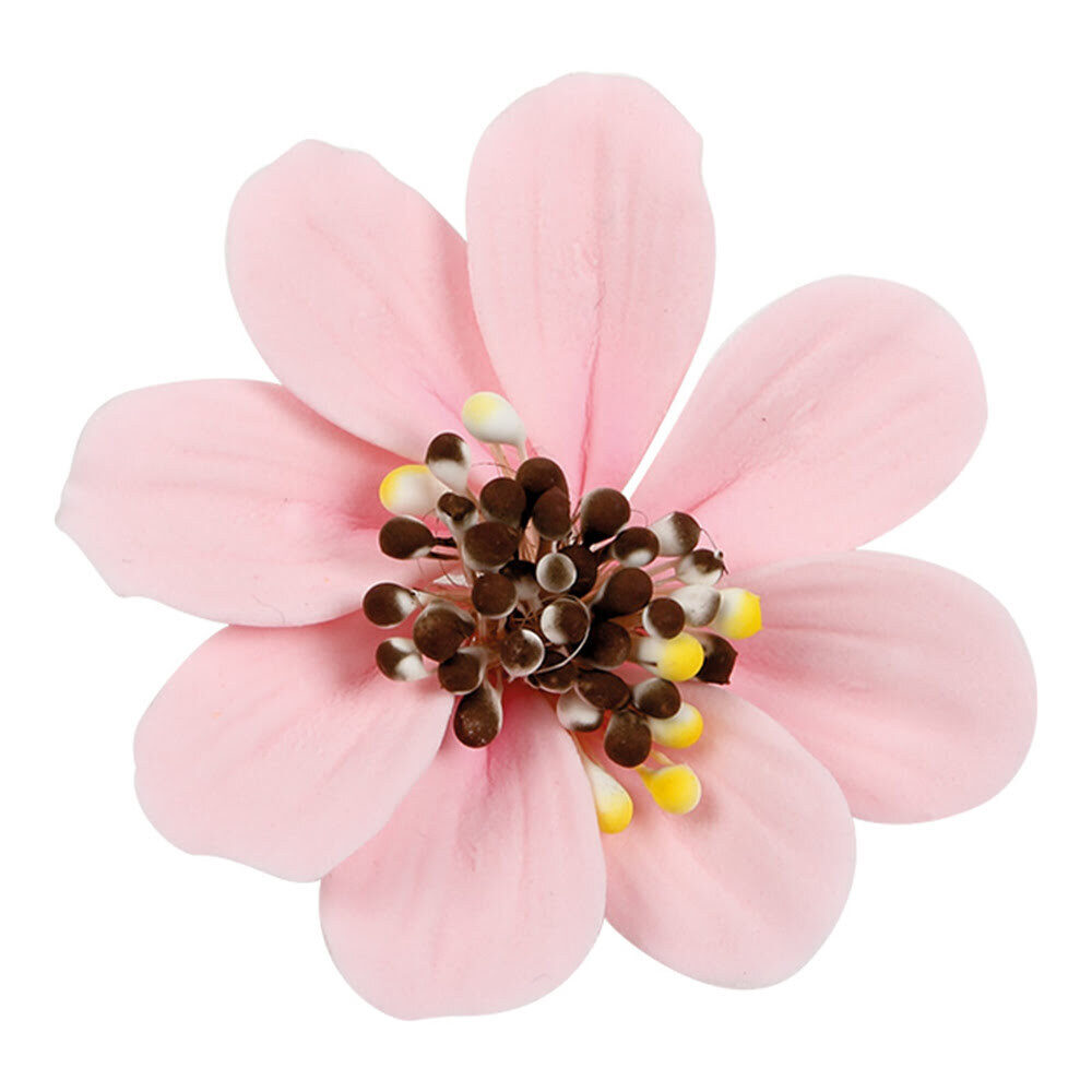 X36PC PINK DAISY D.5CM DRAGANT 66096