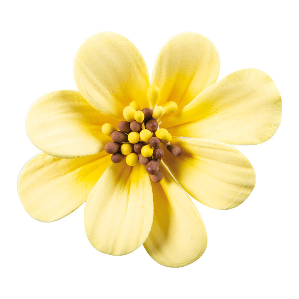 X36PC FLOWER YELLOW D.5CM DRAGANT 66097