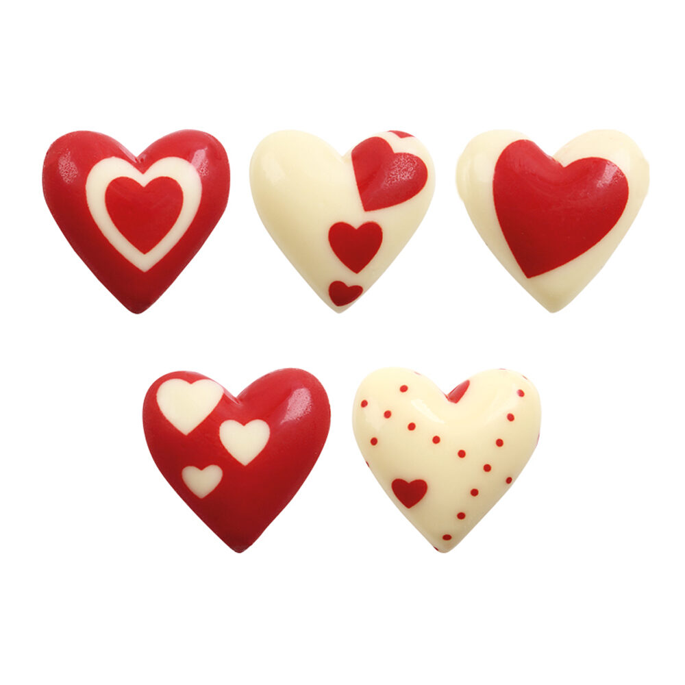 C/105 PC. COEUR BOMBE RG/BL.68335%