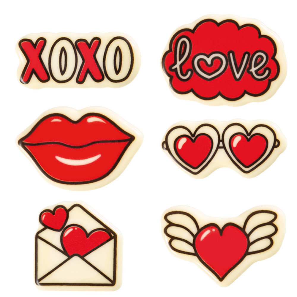 X120ST ASSORTIMENT VALENTIJN FIGUREN D.3,5CM CHOCOLADE 68353
