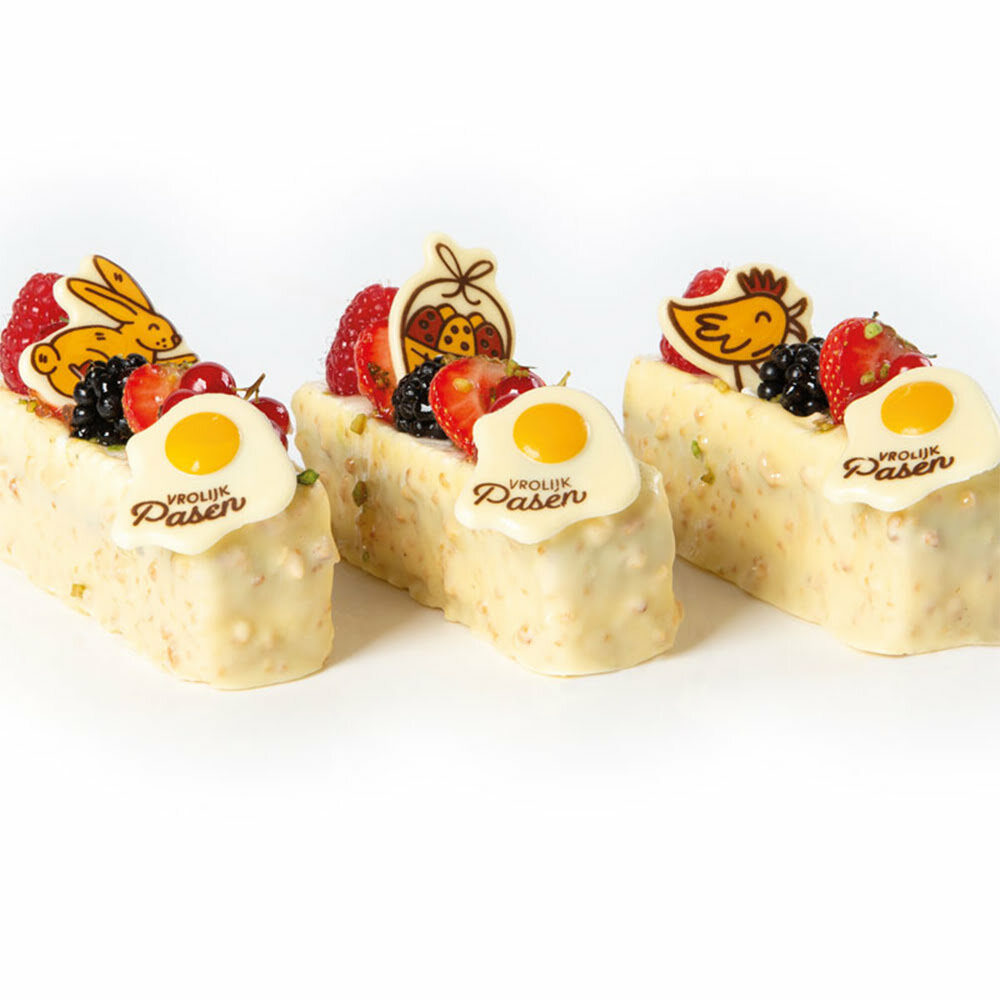 X90ST ASSORTIMENT PAAS FIGUREN D.4CM CHOCOLADE 69019