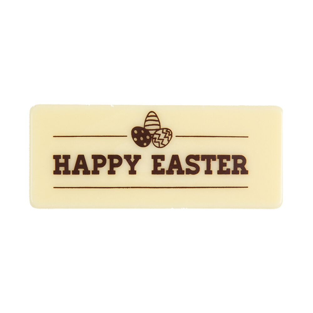 C/100PC.HAPPY EASTER CHOC PLAQUES 69045
