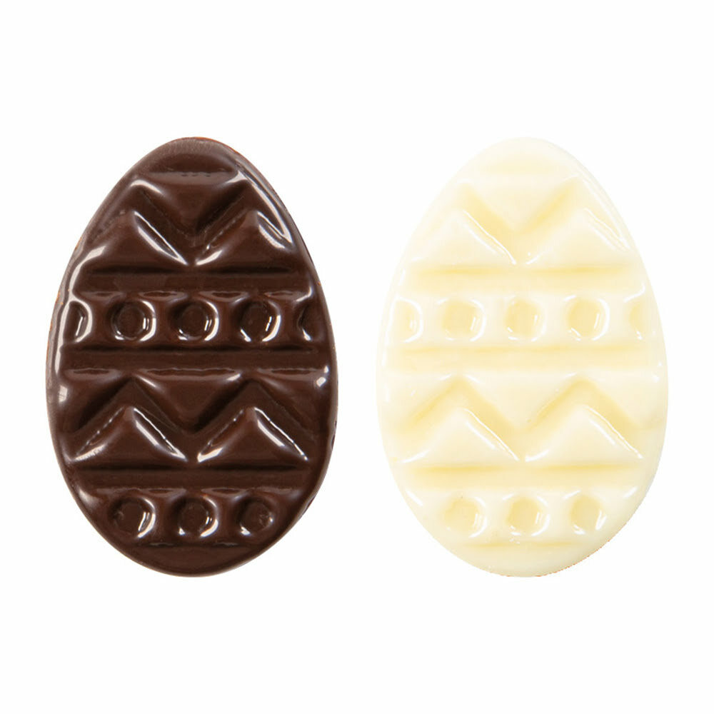 X250ST EI RELIEF WIT/DONKERBRUIN L3 X 2CM CHOCOLADE 69123