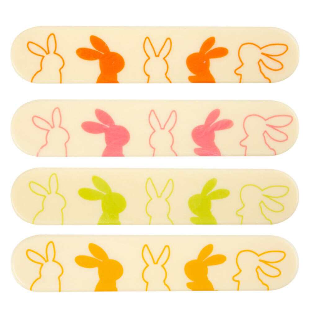 X35PC ASSORTMENT ECLAIR EASTER/RABBIT L.15X3CM CHOCOLATE