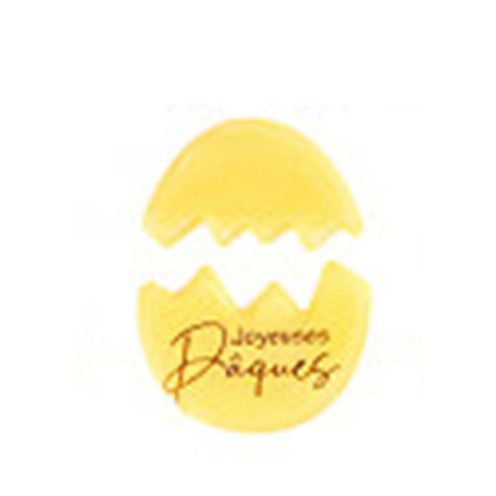 X100ST GEBROKEN EI JOYEUSES PAQUES L.3.2X2.4CM CHOC 69215