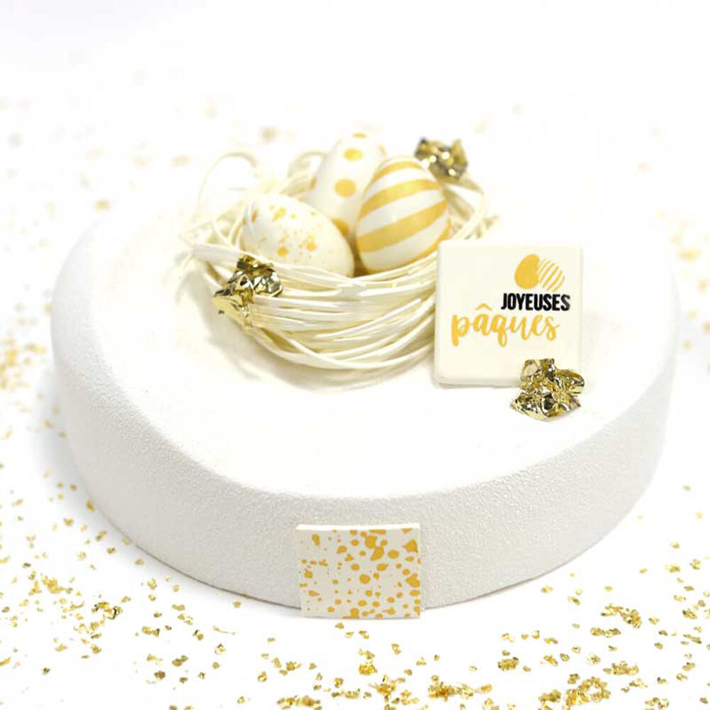 C/64PC.ASSORTED EGGS (WHITE / GOLD)          69435