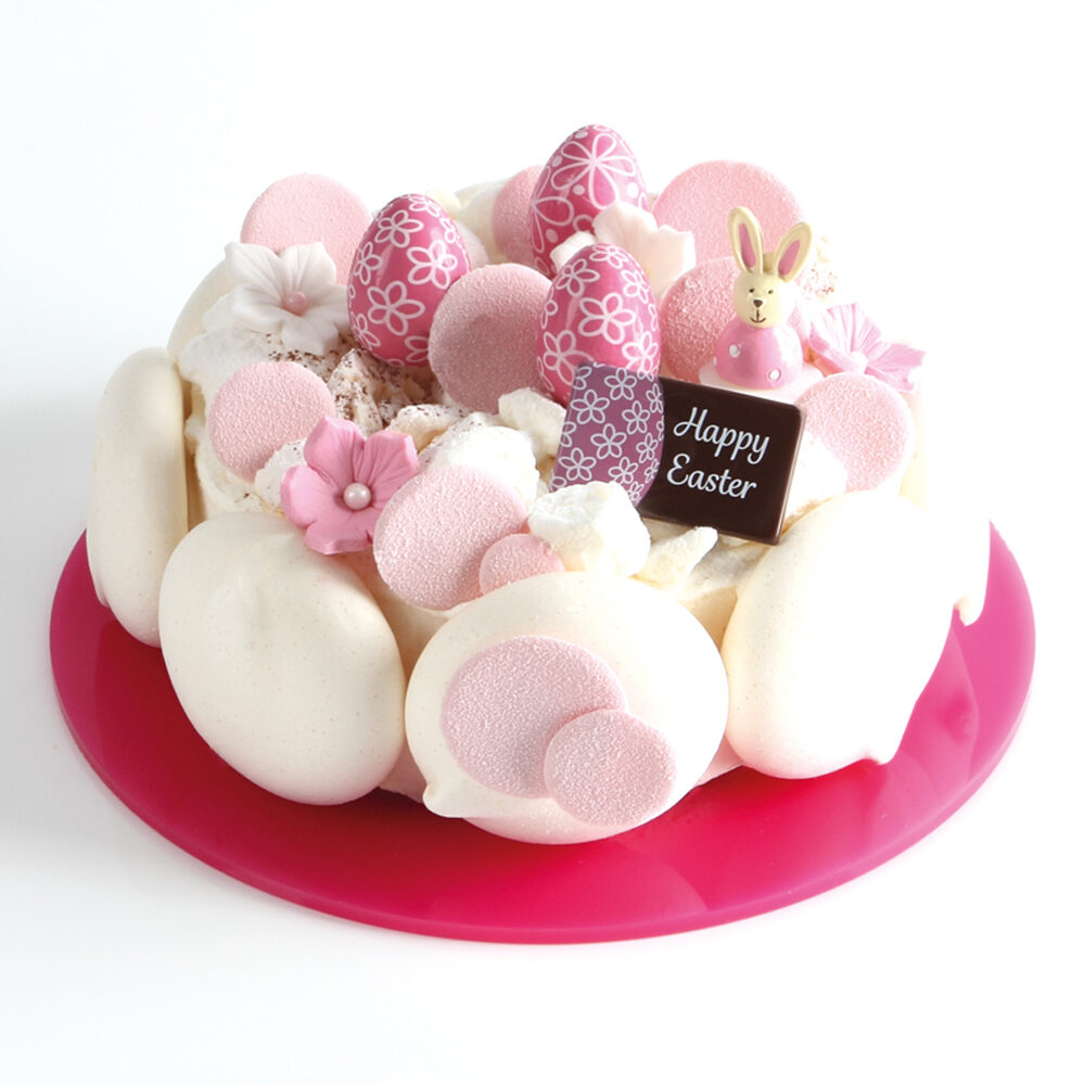 C/ 32PC. BUNNY CAKE TOPPERS PLASTC 4CM     69850